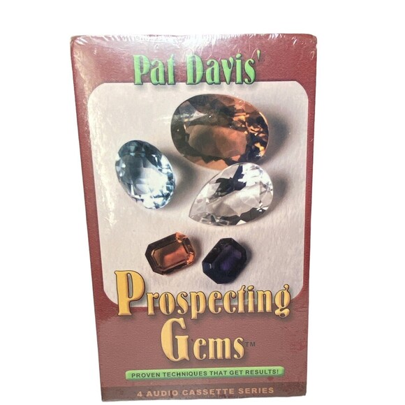 Factory Sealed ” Prospecting Gems” 4 Audio Cassette Series Pat Davis Tutorial - Picture 1 of 7